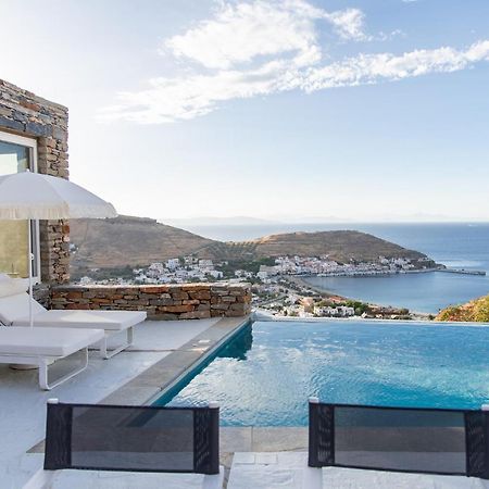Luxurious Villa Lune With A Swimming Pool And A Fantastic Sea And Sunset View Ioulis Exterior foto