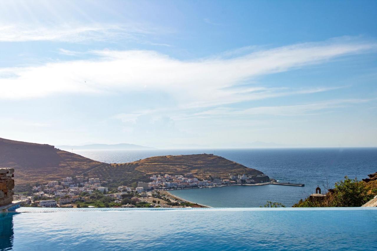 Luxurious Villa Lune With A Swimming Pool And A Fantastic Sea And Sunset View Ioulis Exterior foto