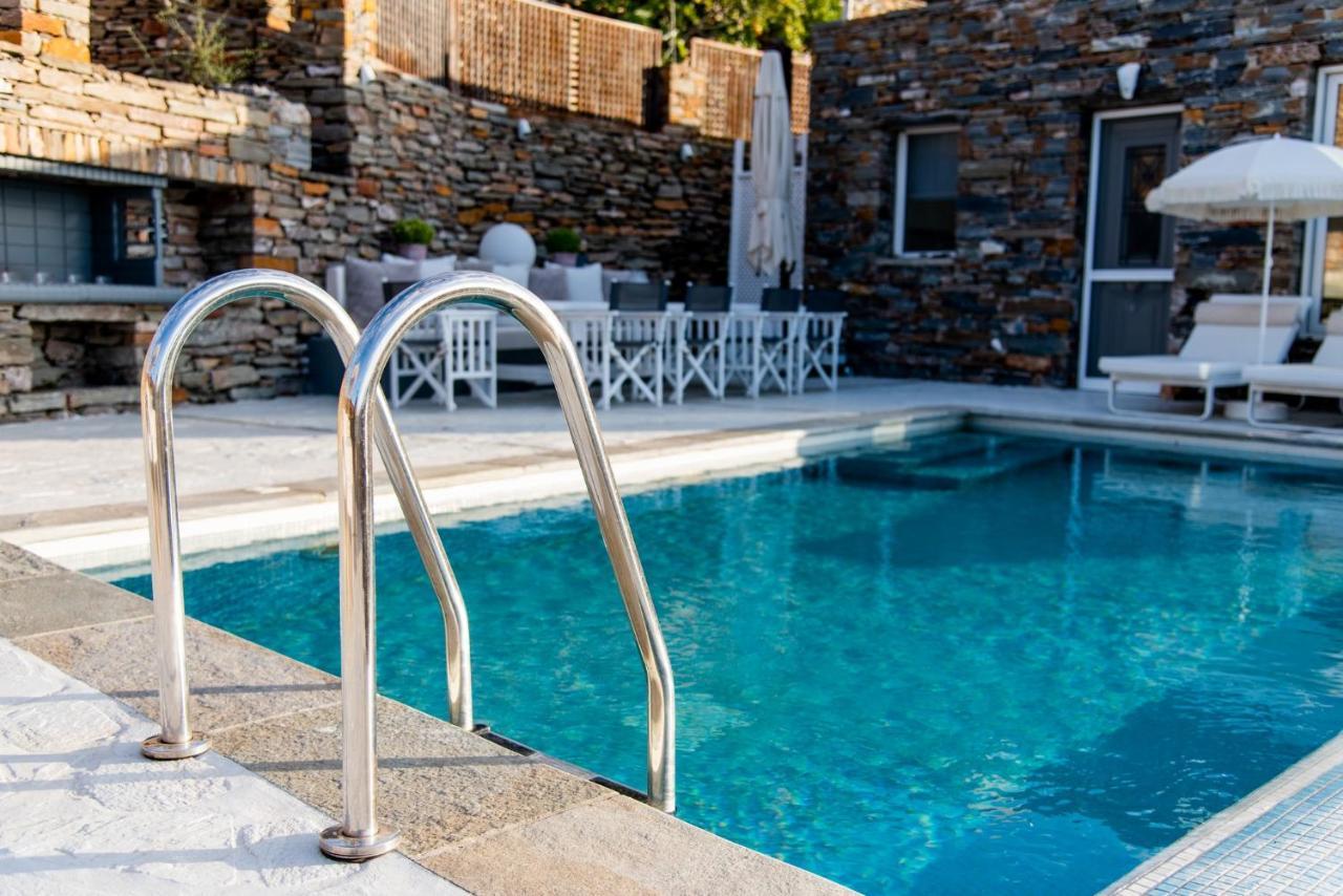 Luxurious Villa Lune With A Swimming Pool And A Fantastic Sea And Sunset View Ioulis Exterior foto